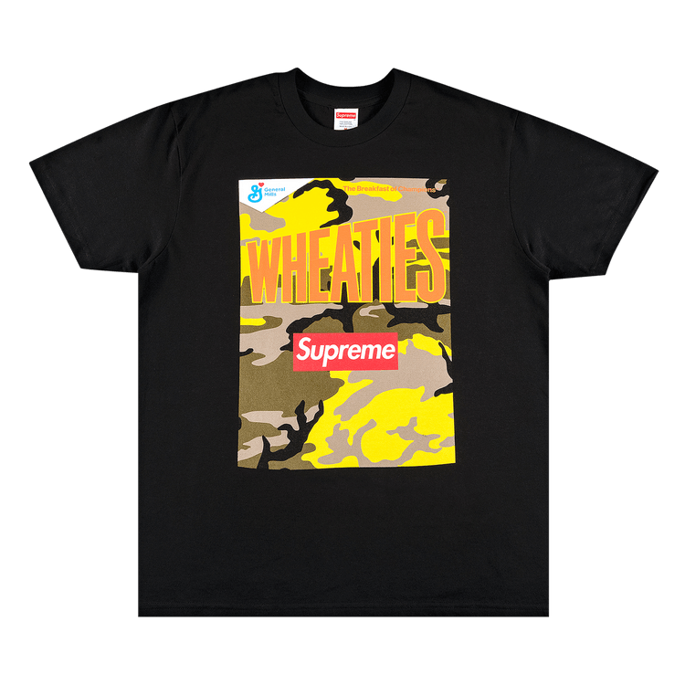 Supreme x Wheaties Tee 'Black'