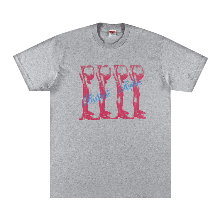 Supreme x Butthole Surfers Tee 'Heather Grey'