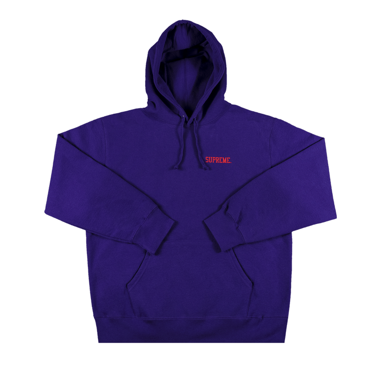 Supreme Ralph Steadman Skull Hooded Sweatshirt 'Purple'