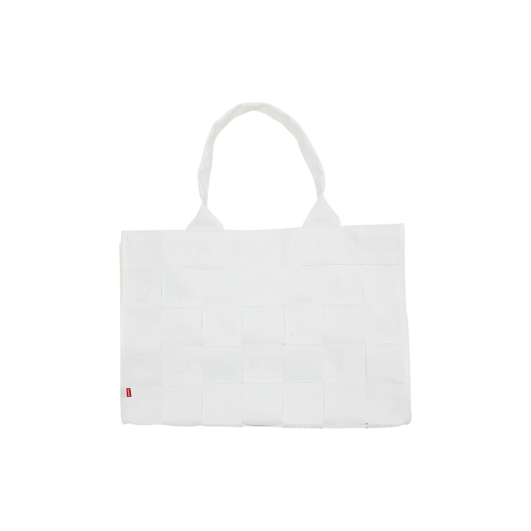 Supreme Woven Large Tote Bag 'White'