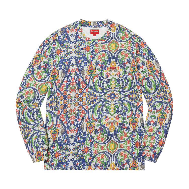 Supreme Small Box Long-Sleeve Tee 'Tapestry'