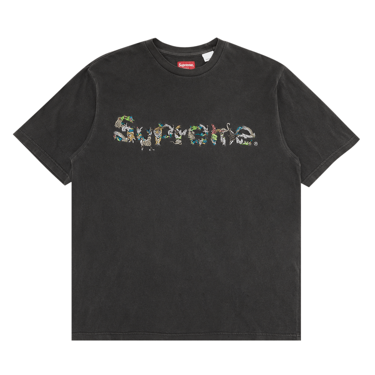 Supreme Animal Kingdom Short-Sleeve Top 'Black'