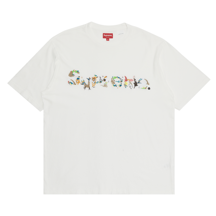 Supreme Animal Kingdom Short-Sleeve Top 'White'