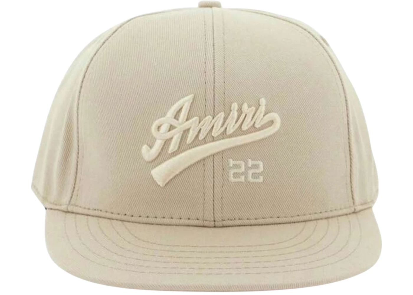 AMIRI Baseball Design Tan Beige Hat Beige