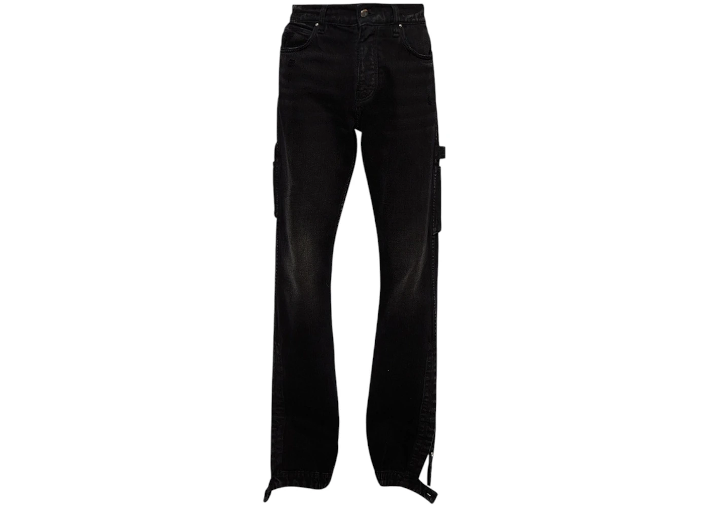 AMIRI Stack Workman Jeans Aged Black