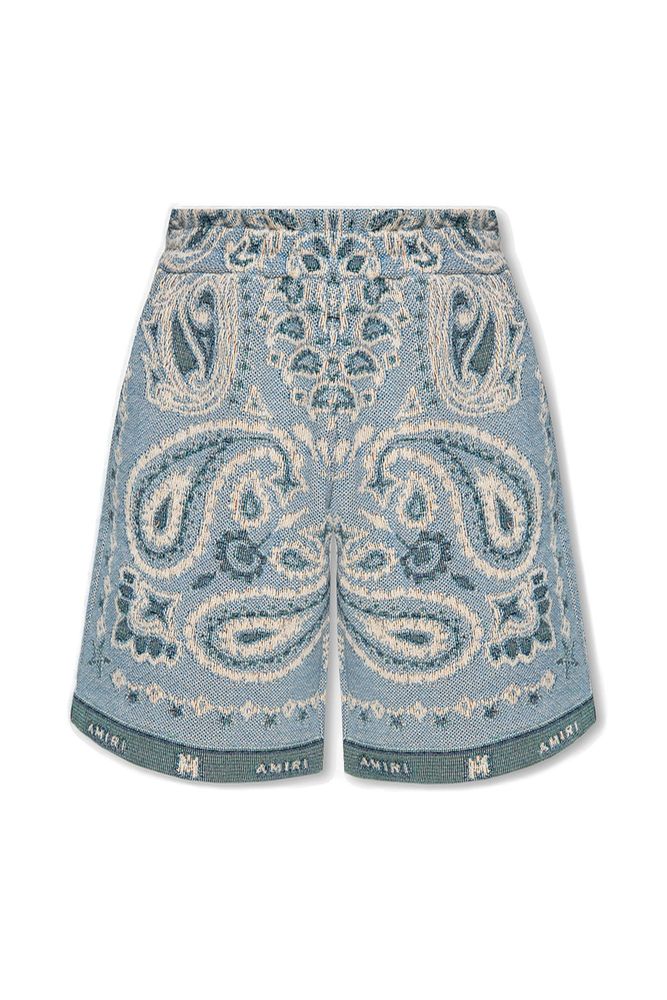 Amiri Paisley Embroidered Shorts
