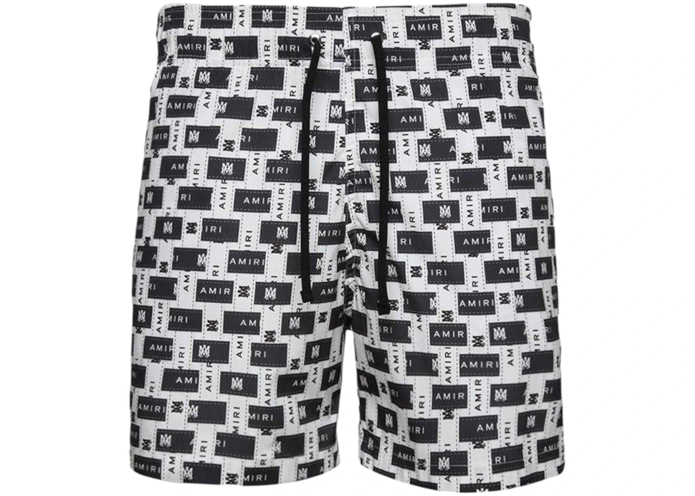 AMIRI Interweave Swimtrunks Black/White