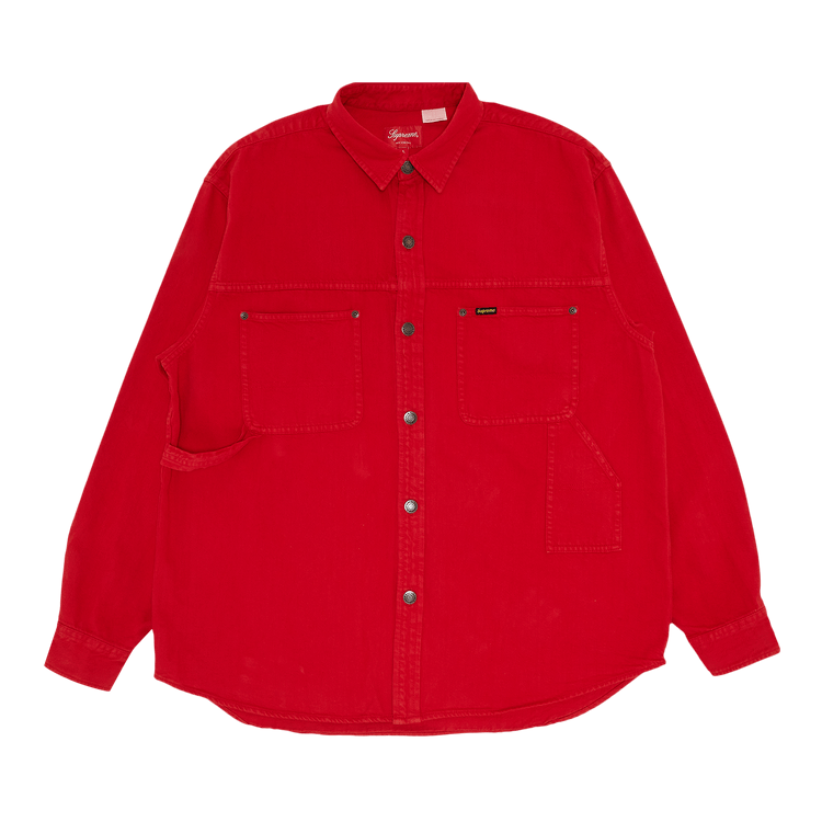 Supreme Denim Painter Shirt 'Red'