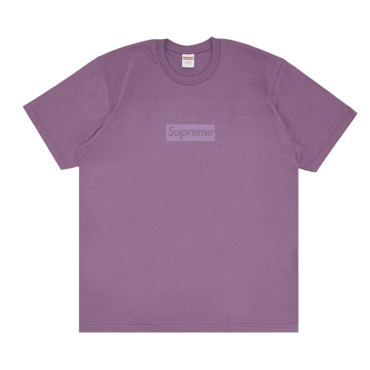 Supreme Tonal Box Logo Tee 'Dusty Purple'