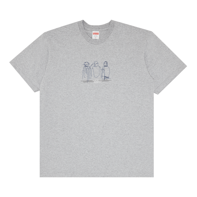 Supreme Three Kings Tee 'Heather Grey'