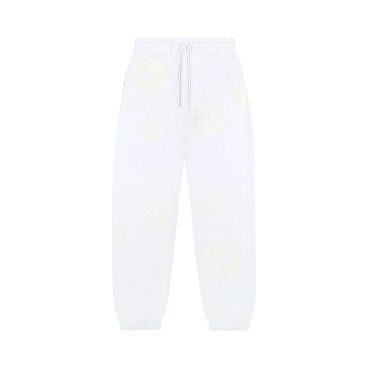Denim Tears Mono Cotton Wreath Sweatpants 'White'