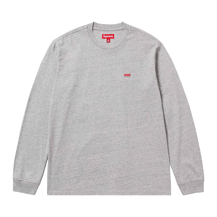 Supreme Small Box Long-Sleeve Tee 'Heather Grey'