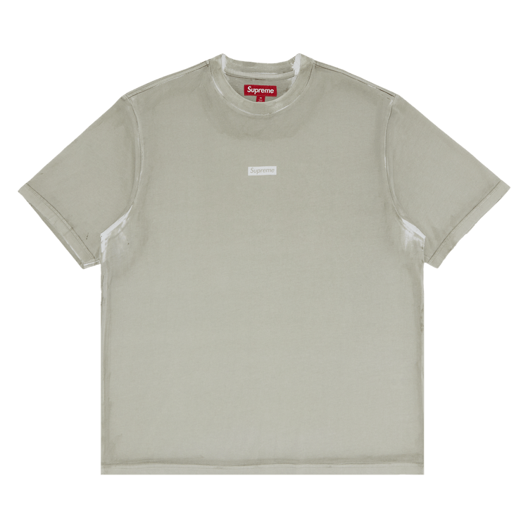 Supreme Overprint Small Box Short-Sleeve Top 'Grey'
