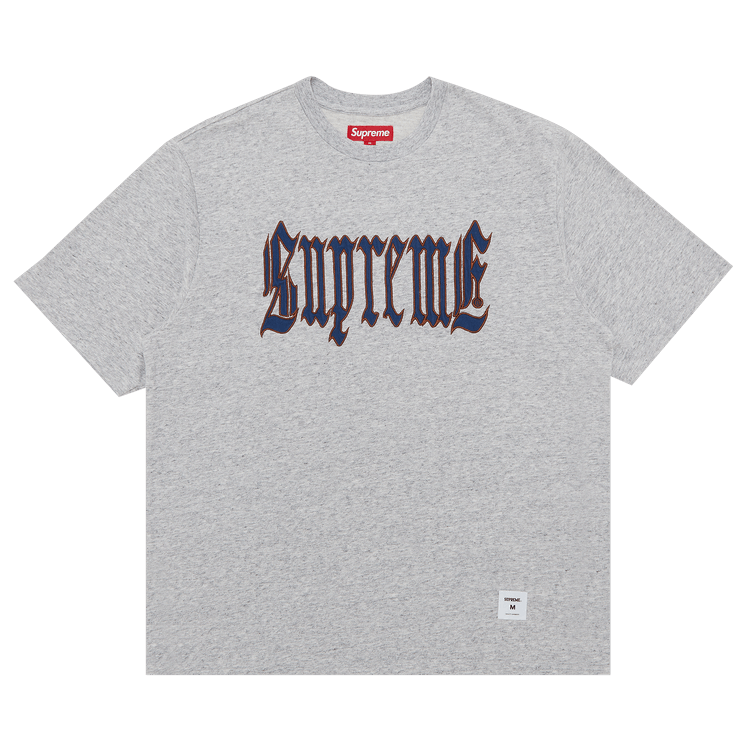 Supreme Old English Short-Sleeve Top 'Heather Grey'