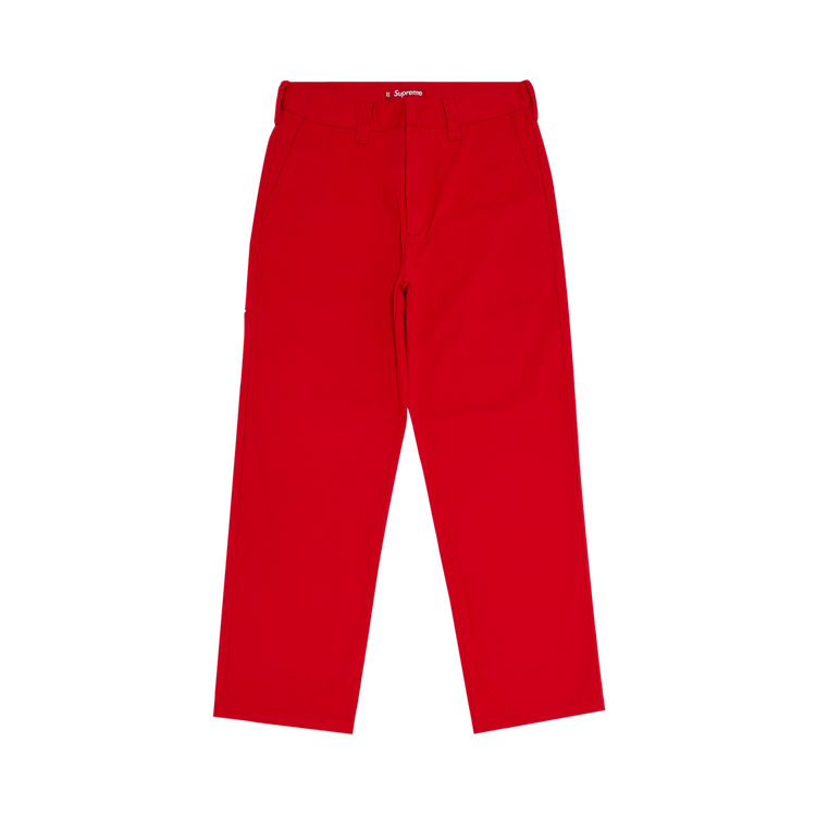 Supreme Work Pant 'Bright Red'