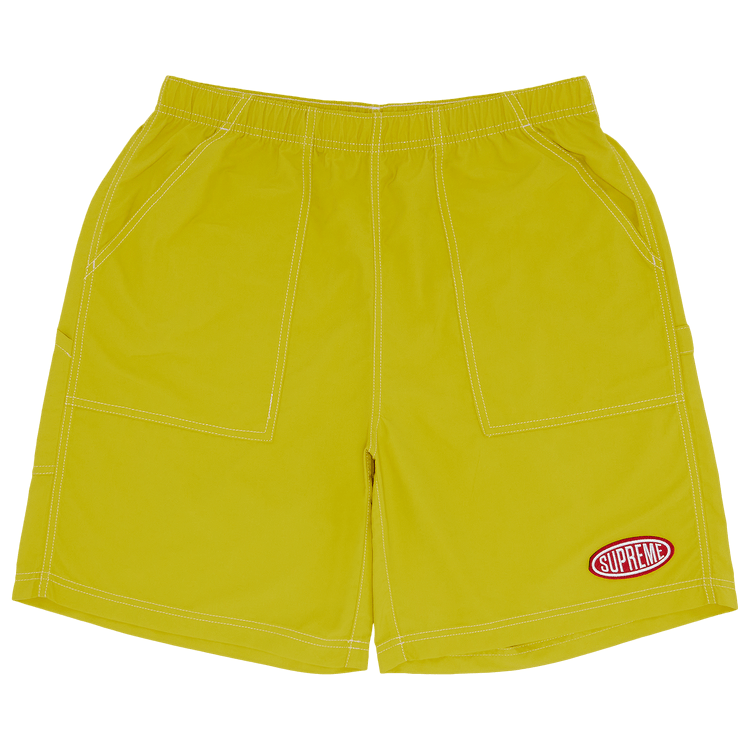 Supreme Nylon Painter Short 'Gold'