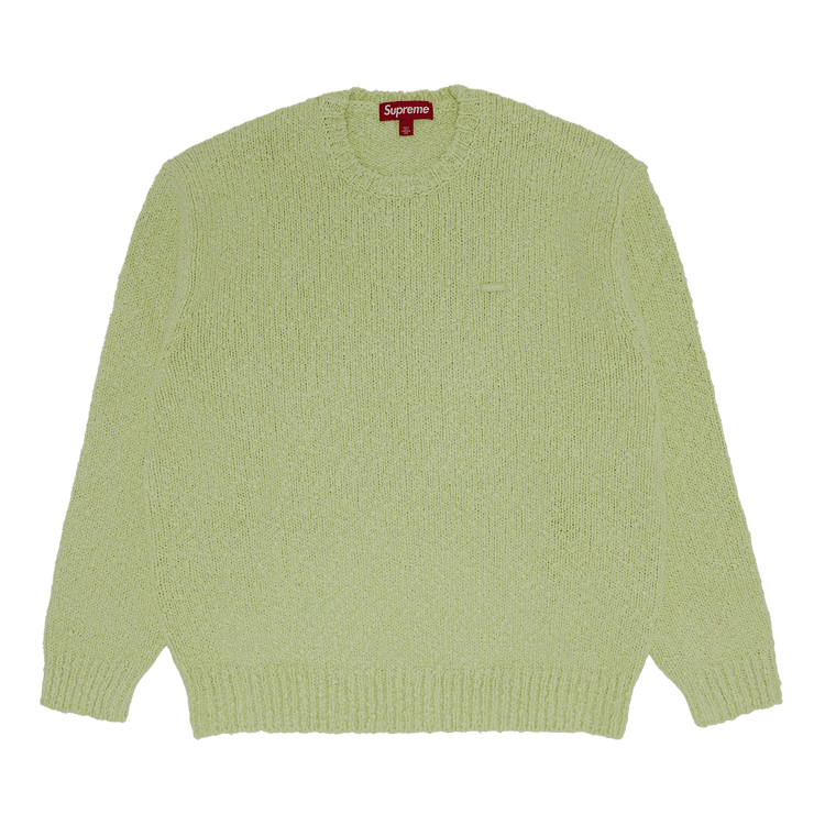 Supreme Bouclé Small Box Sweater 'Bright Lime'