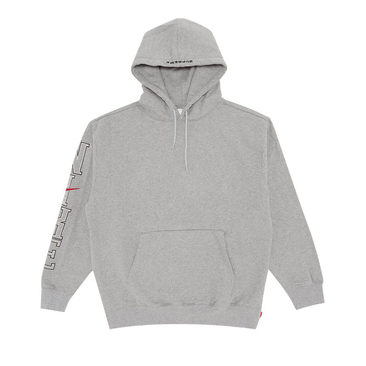 Supreme x Nike Hooded Sweatshirt 'Heather Grey'