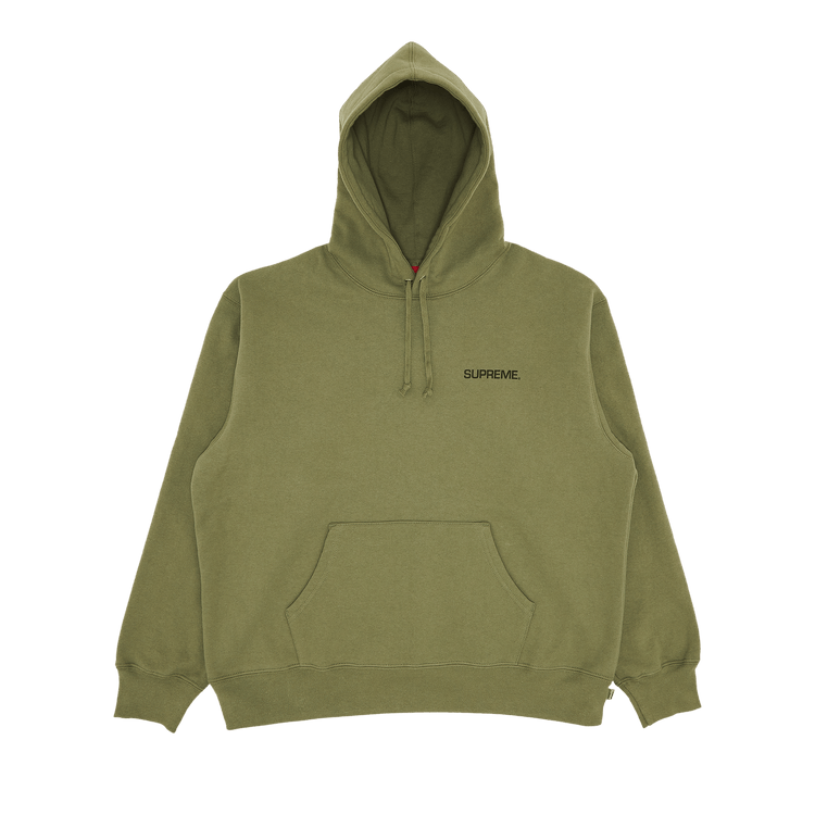 Supreme Immortal Hooded Sweatshirt 'Light Olive'