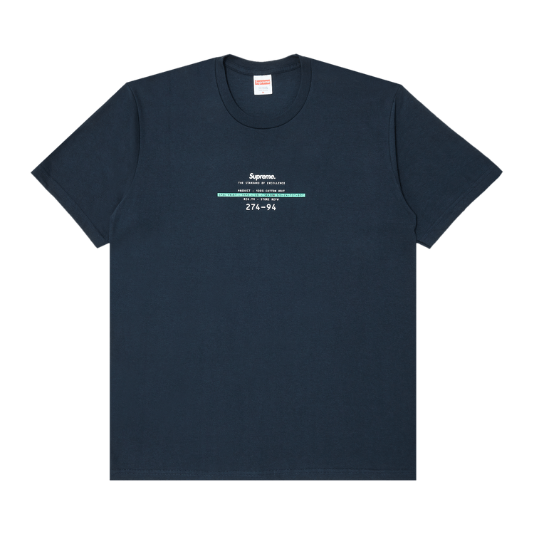 Supreme Standard Tee 'Navy'