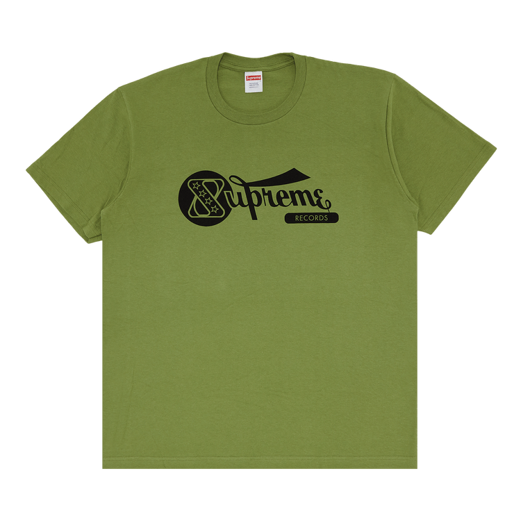 Supreme Records Tee 'Moss Green'