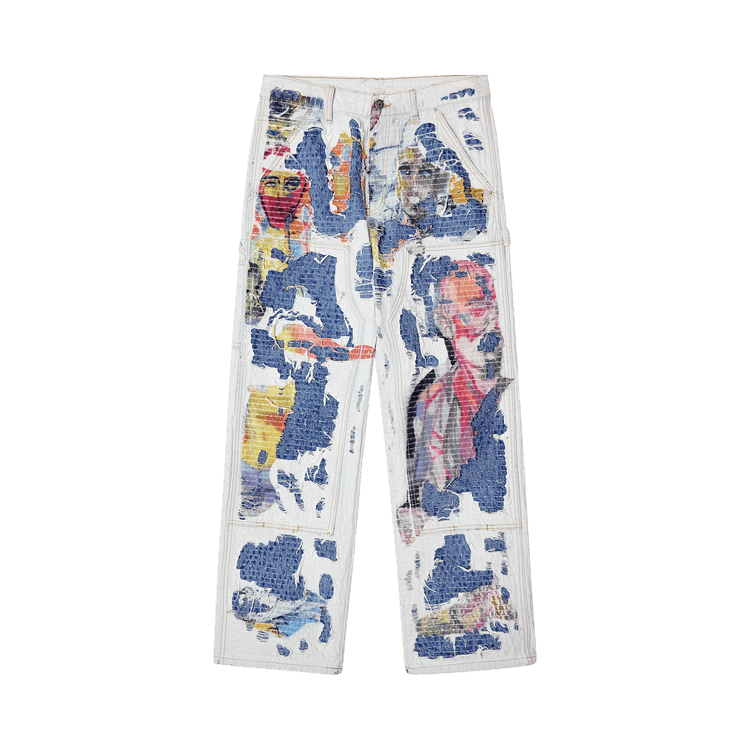 KidSuper Boro Stitched Double Knee Pant 'Multicolor'