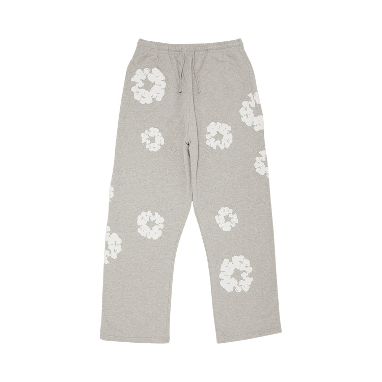 Denim Tears Cotton Wreath Baggy Sweatpants 'Grey'