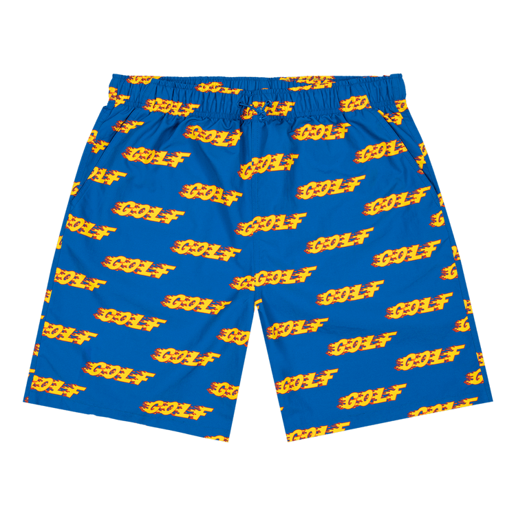 GOLF WANG Inferno Logo Water Shorts 'Blue'