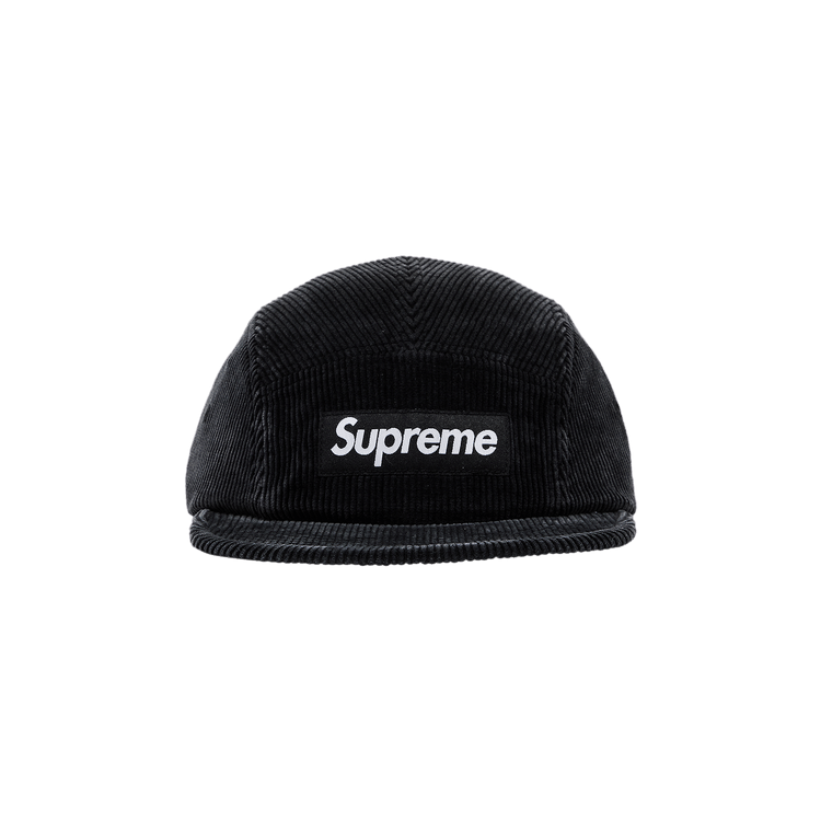 Supreme Corduroy Camp Cap 'Black'