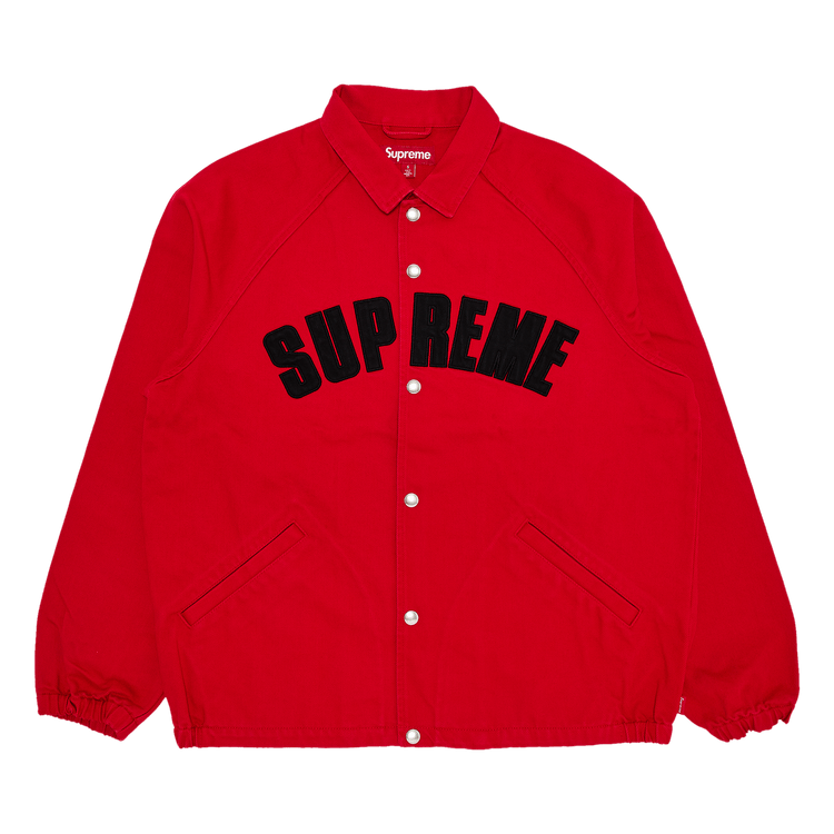 Supreme Arc Denim Coaches Jacket 'Red'