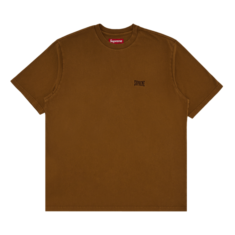 Supreme Warm Up Washed Short-Sleeve Top 'Brown'