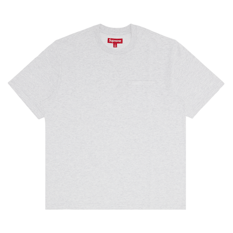 Supreme Short-Sleeve Pocket Tee 'Ash Grey'