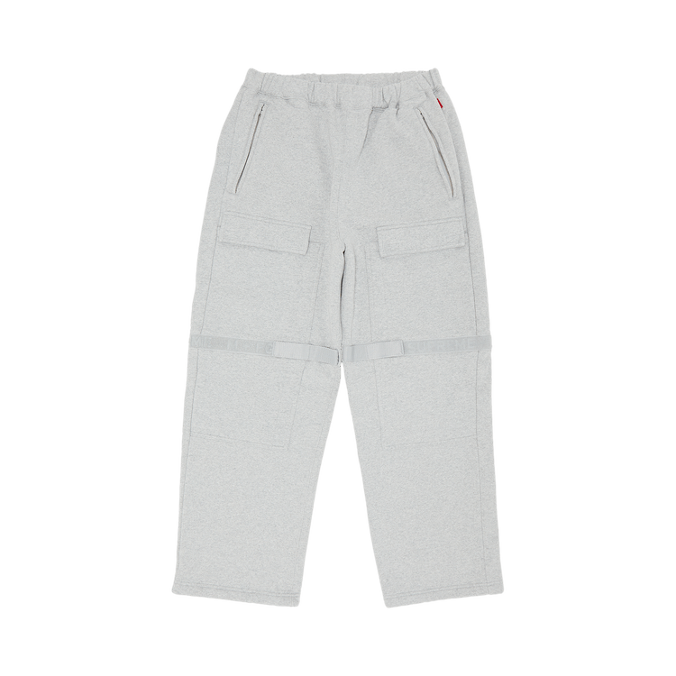 Supreme x Martithé + François Girbaud Shuttle Tape Cargo Sweatpant 'Heather Grey'