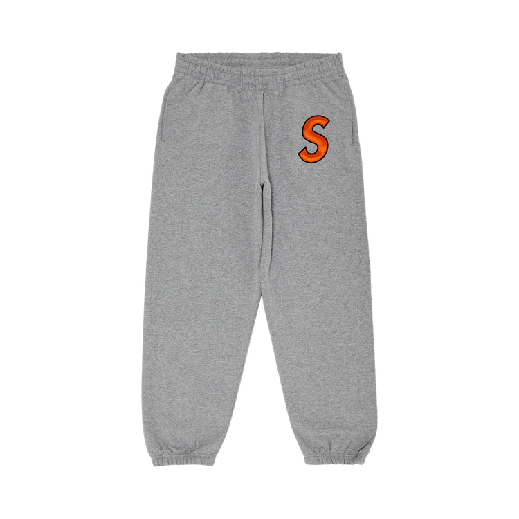 Supreme S Logo Sweatpant 'Heather Grey'
