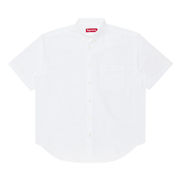 Supreme Loose Fit Oxford Short-Sleeve Shirt 'White'