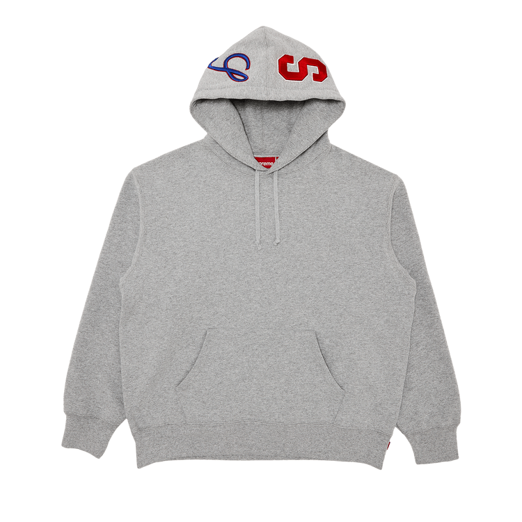 Supreme Multi S Logo Hooded Sweatshirt 'Heather Grey'