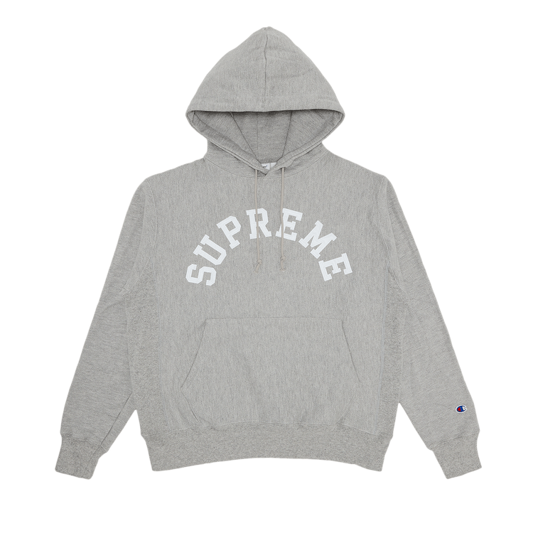 Supreme Champion Hooded Sweatshirt 'Heather Grey'