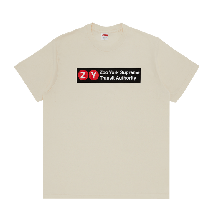 Supreme x Zoo York Transit Tee 'Natural'