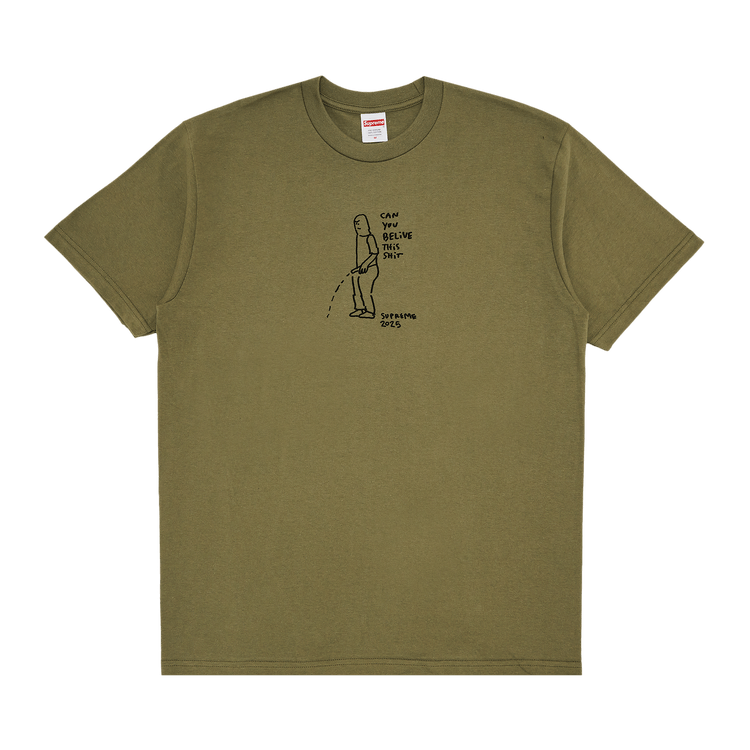 Supreme Piss Tee 'Olive'