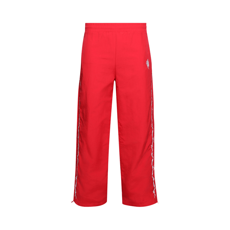 Warren Lotas Barbed Wire Nylon Track Pants 'Red'