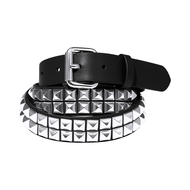 Supreme Studded Leather Belt 'Black'