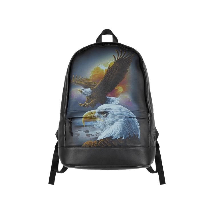 Supreme x MM6 Maison Margiela Eagle Leather Backpack 'Black'