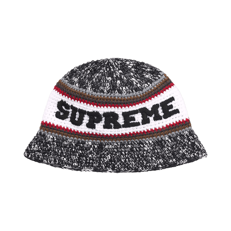 Supreme Knit Logo Crusher 'Black'