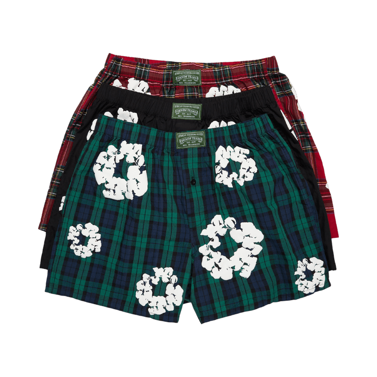 Denim Tears Cotton Wreath Boxer Short 3-Pack 'Multi'