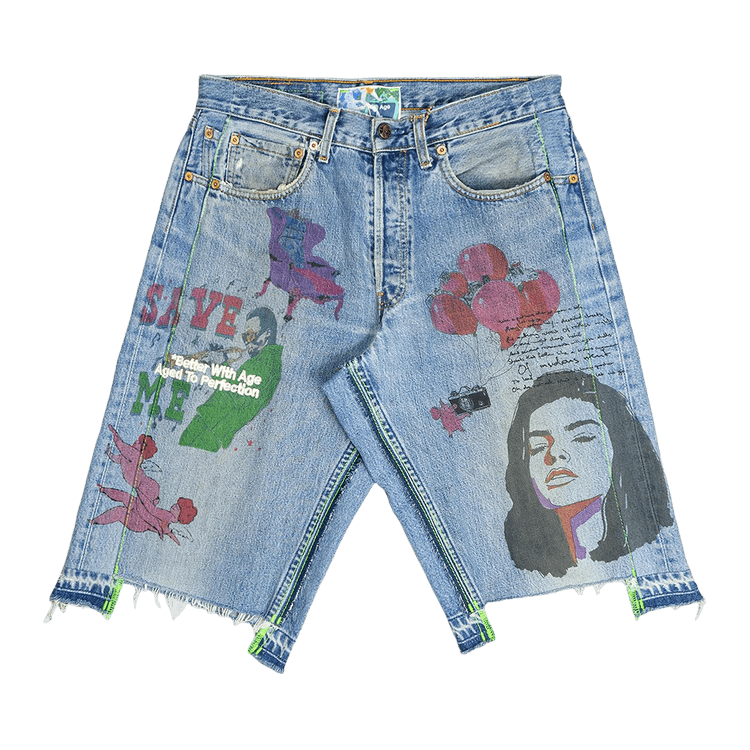 *Better With Age Harrison Triple-Wide Denim Shorts 'Indigo'