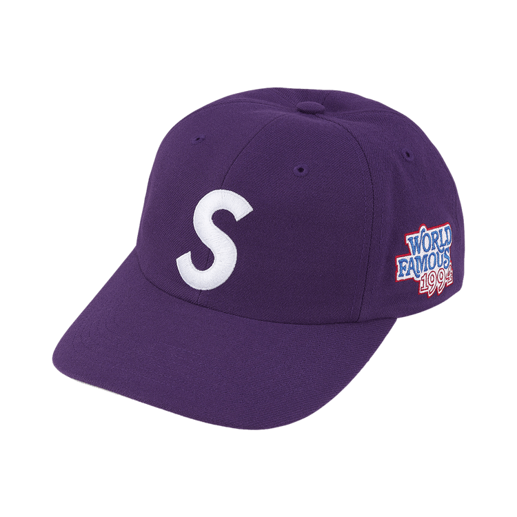 Supreme World Famous S Logo 6-Panel 'Purple'