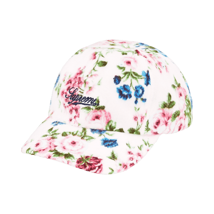 Supreme Floral Flannel 6-Panel 'White'