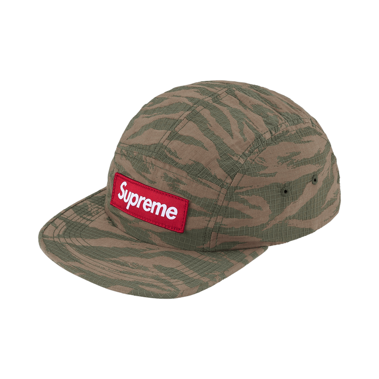Supreme Tiger Camo Ripstop Camp Cap 'Olive'