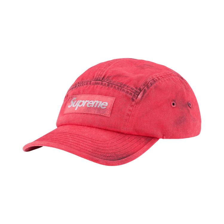 Supreme Overdyed Camp Cap 'Red'