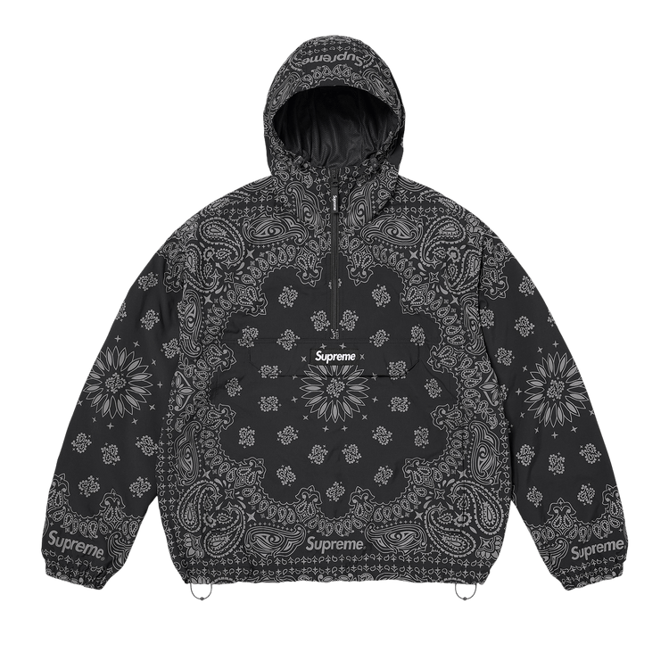 Supreme Reflective Bandana Anorak 'Black'